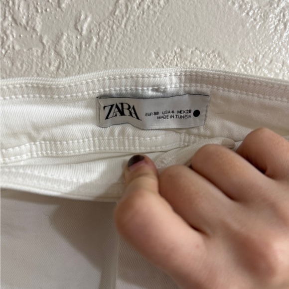 Zara Cream Flare & Wide Leg Jeans - Picture 7 of 11